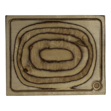 Steelite 6525DL011 Maritime 14.13 x 11 in. Wood Serving Board - 6 / CS
