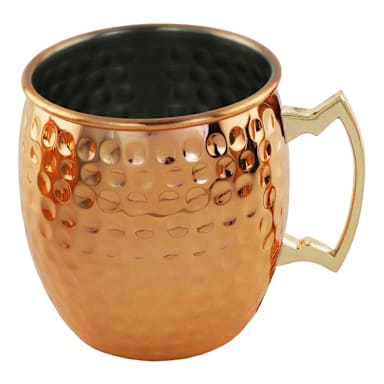 Franmara 8402-BXR Hammered Copper 20 ounce Moscow Mule Mug