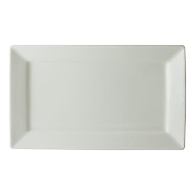 Folio 4410RF028 Virtue Bone 11-3/8 x 7" Rectangle Tray