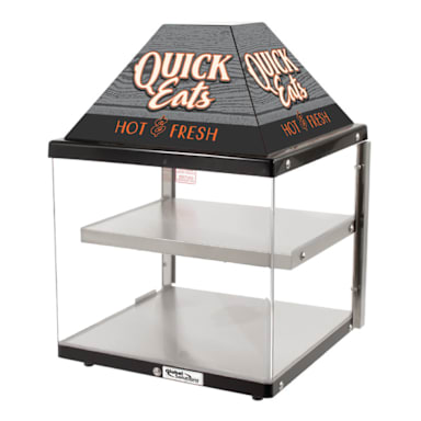 Nemco GS1410 120V 2-Shelf Heated Food Merchandiser
