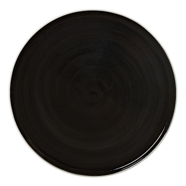 Steelite 12050635 Nyx Black 11.25" Plate - 6 / CS