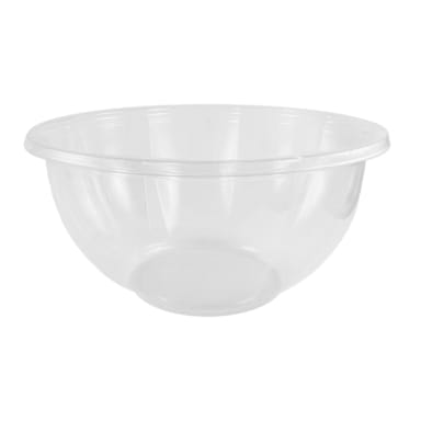 World Centric SB-CS-32 Clear Plastic 32 ounce Salad Bowl