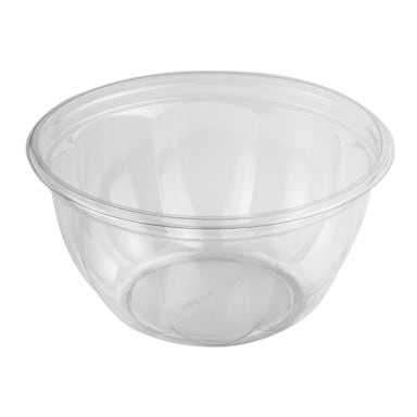World Centric SBL-CS-16 Clr Plastic Lid f/ 16 oz Salad Bowl