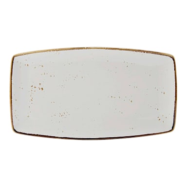 Tuxton China GGAR553 Artisan Geode Agave 14 x 8 in. Platter