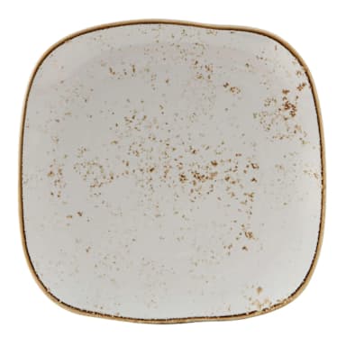 Tuxton China GGA-500 Artisan Geode Agave 7.5 in Square Plate