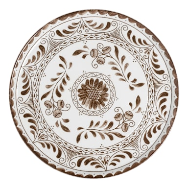 Zaba A105P801 Talara Vida Brown 10.75" Plate - 6 / CS