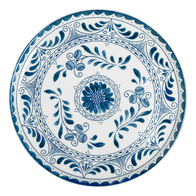 Zaba A102P801 Talara Vida Blue 10.7" Plate - 6 / CS