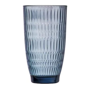 Arcoroc V8707 Rock Dew Blue 12.25 ounce Hi Ball Glass