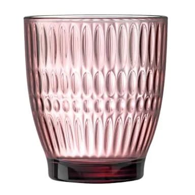 Arcoroc V8712 Rock Dew Pink 12 ounce Rocks Glass