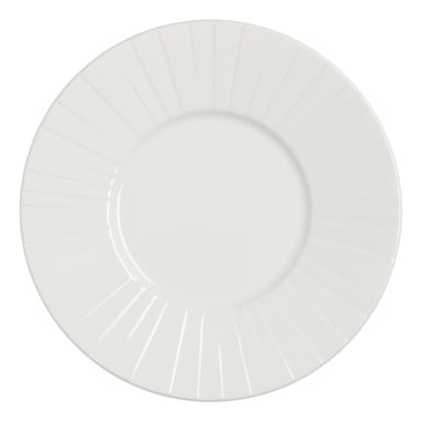 Steelite 9119C1221 Alina 11.25" Plate w/ Medium Well - 6 / CS