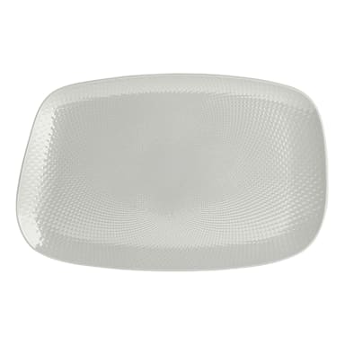 Folio 6958E6134 AC Buffet White 14.5 x 9.5 x 1" Platter - 4 / CS
