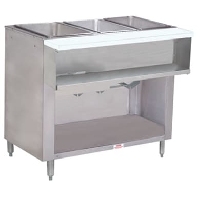 Advance Tabco WB-3G-NAT-X 3-Well Natural Gas Water Bath Hot Food Table
