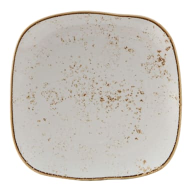Tuxton China GGA-502 Artisan Geode Agave 11 in. Square Plate