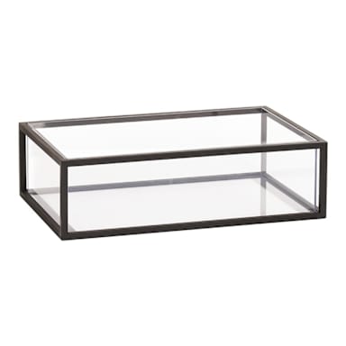 Cal-Mil 23805-12-13 Metal Black 20 x 12 x 7"H Beverage Bin