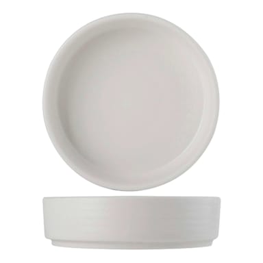 Tuxton China VWB-210S White 6-1/2" Bowl/Tortilla Holder
