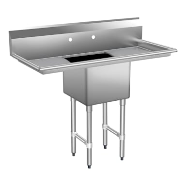 LR18 18 x 18 x 14 1-Compartment Sink Kit with Legs