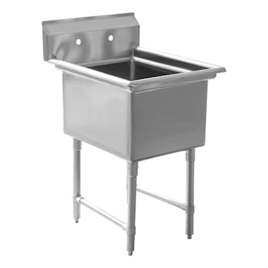 16G 304 18 x 24 x 14 1-Compartment Sink Kit with Legs