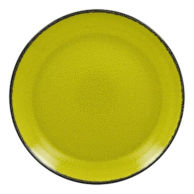 RAK Porcelain FRNNPR31GR Fire Green 12.2" Coupe Plate - 6 / CS