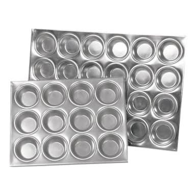 Browne Foodservice 5811612 Aluminum 12 Cup Muffin / Cupcake Pan