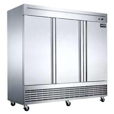 Bolder Bottom Mount 3-Door 65Cf 83" Reach-In Freezer