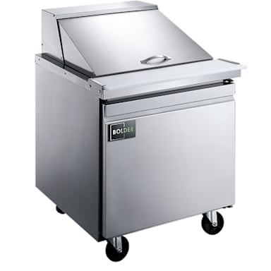 Bolder 1-Door 29" Mega Top Sandwich Prep Table
