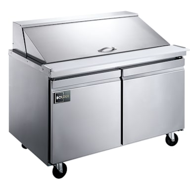 Bolder 2-Door 48" Mega Top Sandwich Prep Table