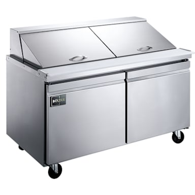 Bolder 2-Door 60" Mega Top Sandwich Prep Table