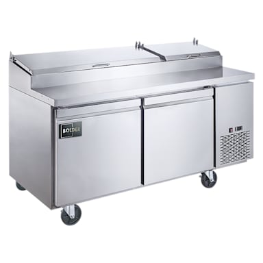 Bolder 2-Door 70" Refrigerated Pizza Prep Table