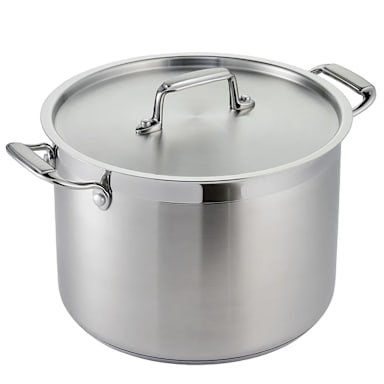 Darling Foodservice Tri-Ply 18/10 S/S 8 quart Stock Pot with Lid