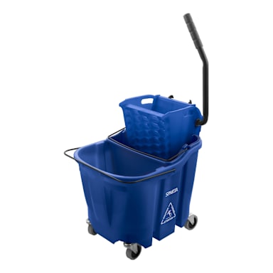 Carlisle 9690414 Blue 35 quart Wringer Combo Mop Bucket