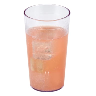 Cambro 1200P152 Colorware Clear 12.6 Oz. Plastic Tumbler