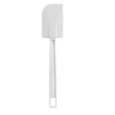 Darling Foodservice White 10" Spatula w/ Rubber Blade