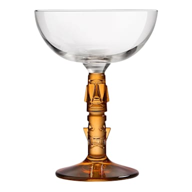 Mikasa O-1003285 Amber Tiki Coupe 8.5 ounce Glass - 6 / CS