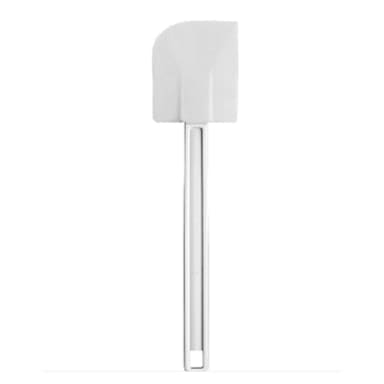 Darling Foodservice White 16" Spatula w/ Rubber Blade