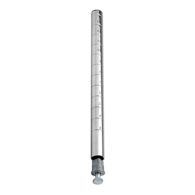 Quantum Storage Systems P96C Chrome 96" Post with Leveling Legs