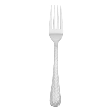 Walco WL6206 Cohasset Hammered 7" Salad Fork - Dozen