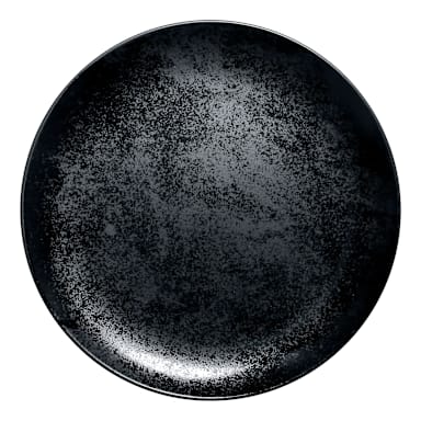 RAK Porcelain KRNNPR21 Karbon Black 8.25" Coupe Plate
