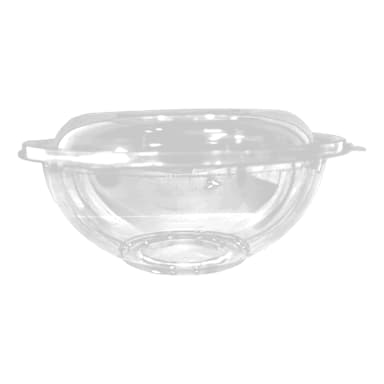 Darling Foodservice Clear PET 160 ounce Bowl and Lid Set