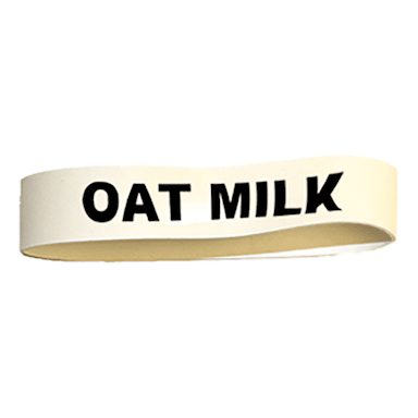 Service Ideas FBOATMILK Oat Milk Flavor ID Rubber Band - 6 / PK