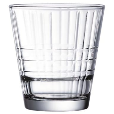 Arcoroc X0392 Stack Up Cross 8-3/4 ounce Rocks Glass