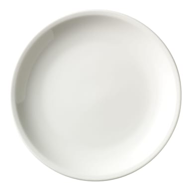 Libbey - Formerly World Tableware 840-901-814 Porcelana Bright Wht 8 in. Plate
