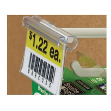 Darling Foodservice Flip Data Label Holder w/ Hvy Duty Grip