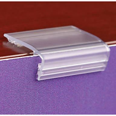 Darling Foodservice Clear Heavy Duty Grip Flush Sign Holder