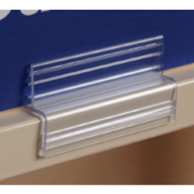 Darling Foodservice Clr Square Edge Gripper 3 in Sign Holder