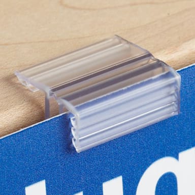Darling Foodservice Heavy Duty Grip Sign Holder with Hinge