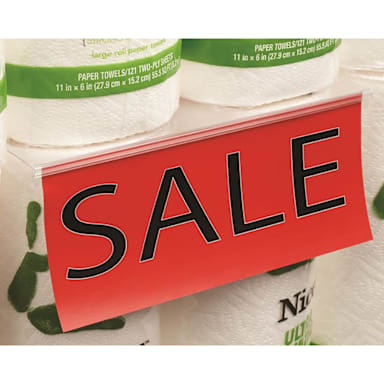 Darling Foodservice Super-Grip Shovel Base Sign Holder