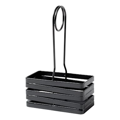 G.E.T. CAD-42-MG Metal Gray 4 x 2 x 6-1/2" Salt/Pepper Caddy