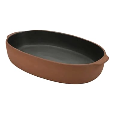 ARC Cardinal FP428 Terra Grey Oval 40 ounce Bowl
