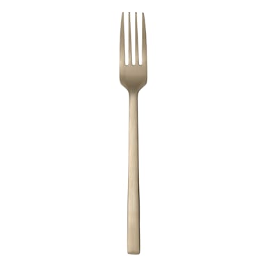 Libbey - Formerly World Tableware 763 030 Elexa Gold Satin Or 7" Salad Fork - Dozen