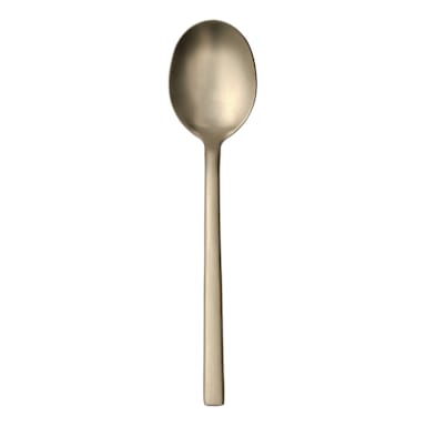 Libbey - Formerly World Tableware 763 002 Elexa Gld Satin Or 8.1 in Dinner Spoon - Dozen